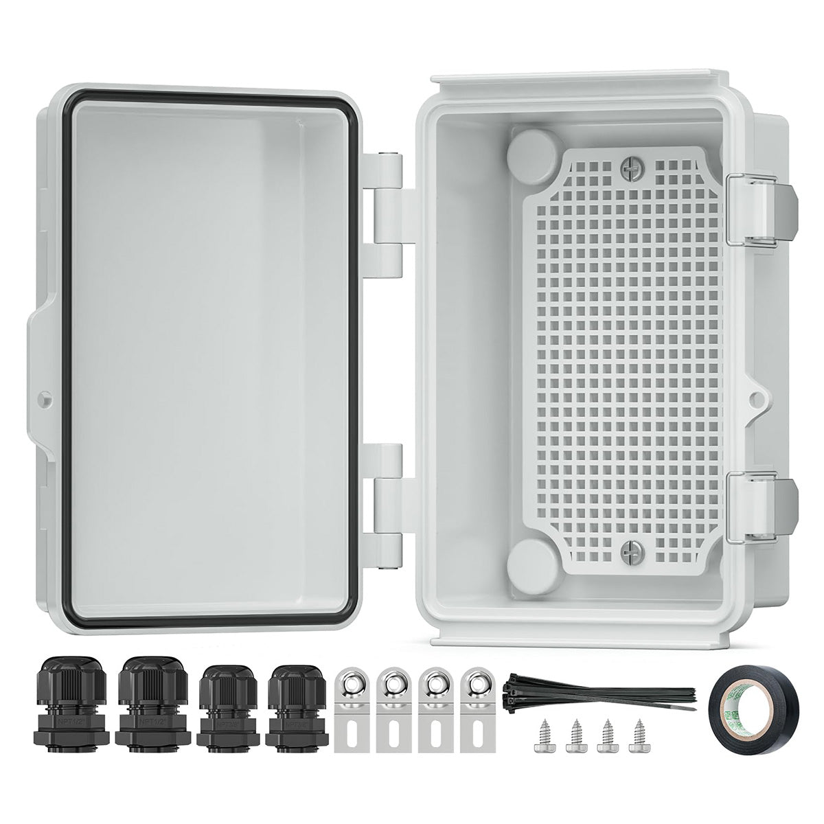 Secure Haisstronica outdoor weatherproof box with stainless steel latches and anti-tamper features.