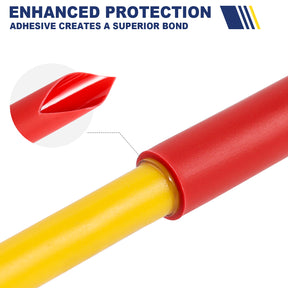Haisstronica adhesive-lined heat shrink tubing creating superior waterproof bonds for industrial cable protection.