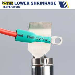 Haisstronica high temp heat shrink tubing (12.7mm dual-wall) for low-temperature shrinkage applications.