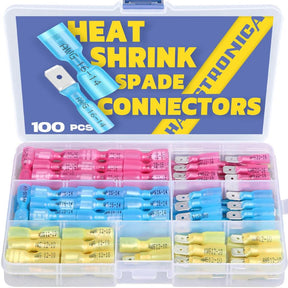 Haisstronica heat shrink marine electrical connectors, ideal for boat wiring and harsh environments.