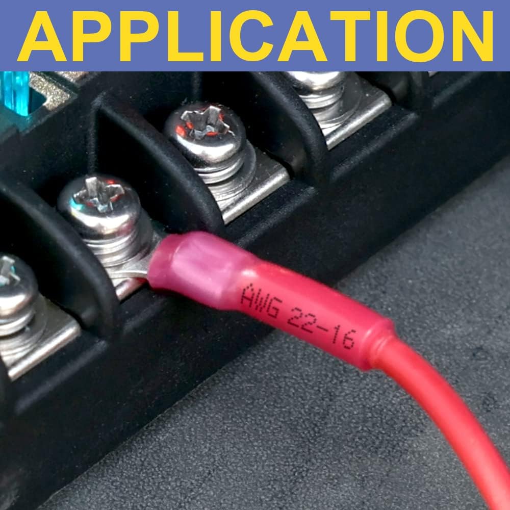 Haisstronica wire heat shrink connectors – ideal for HMG 22-16 AWG applications.
