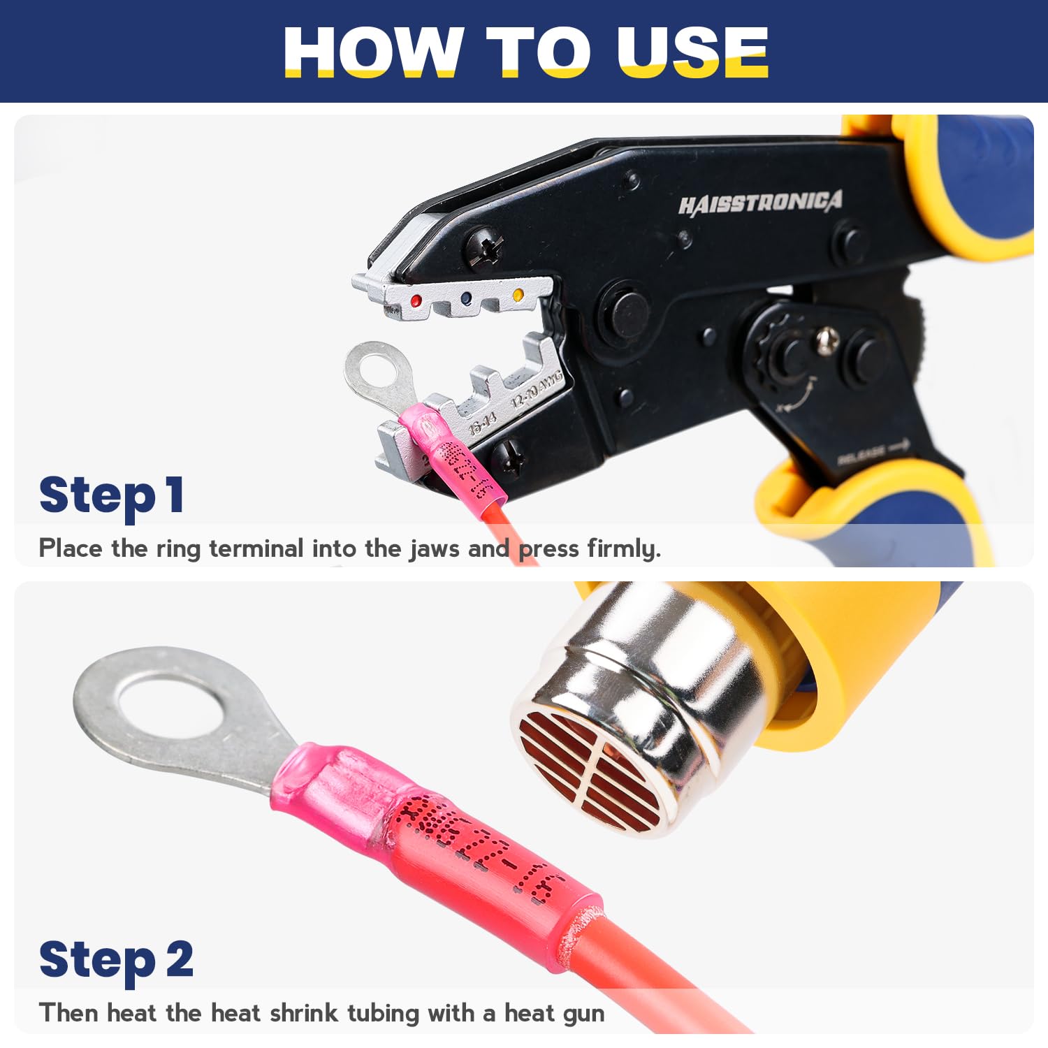 Haisstronica heat shrink marine connectors: versatile applications for boats, cars, and industrial machinery.