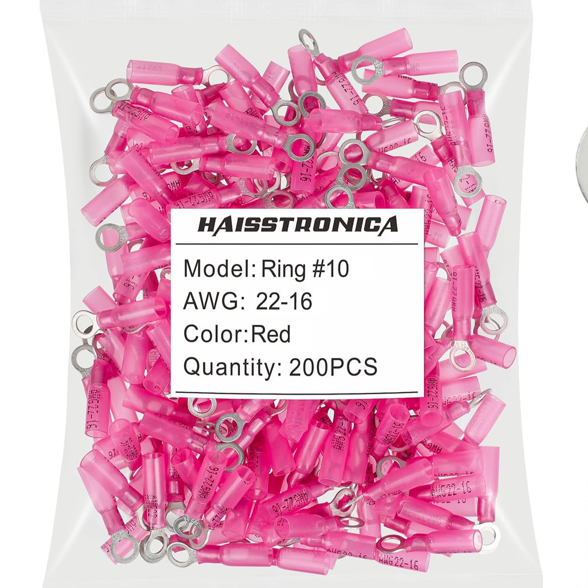 IP67-rated Haisstronica waterproof heat shrink connectors for outdoor and marine durability.