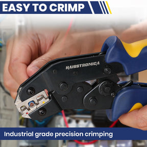 6PCS Ratcheting Wire Dies Tool With Wire Stripper Set