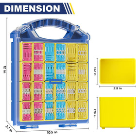 Durable Haisstronica shrink wire connectors with precise dimensions for organized and corrosion-resistant installations.