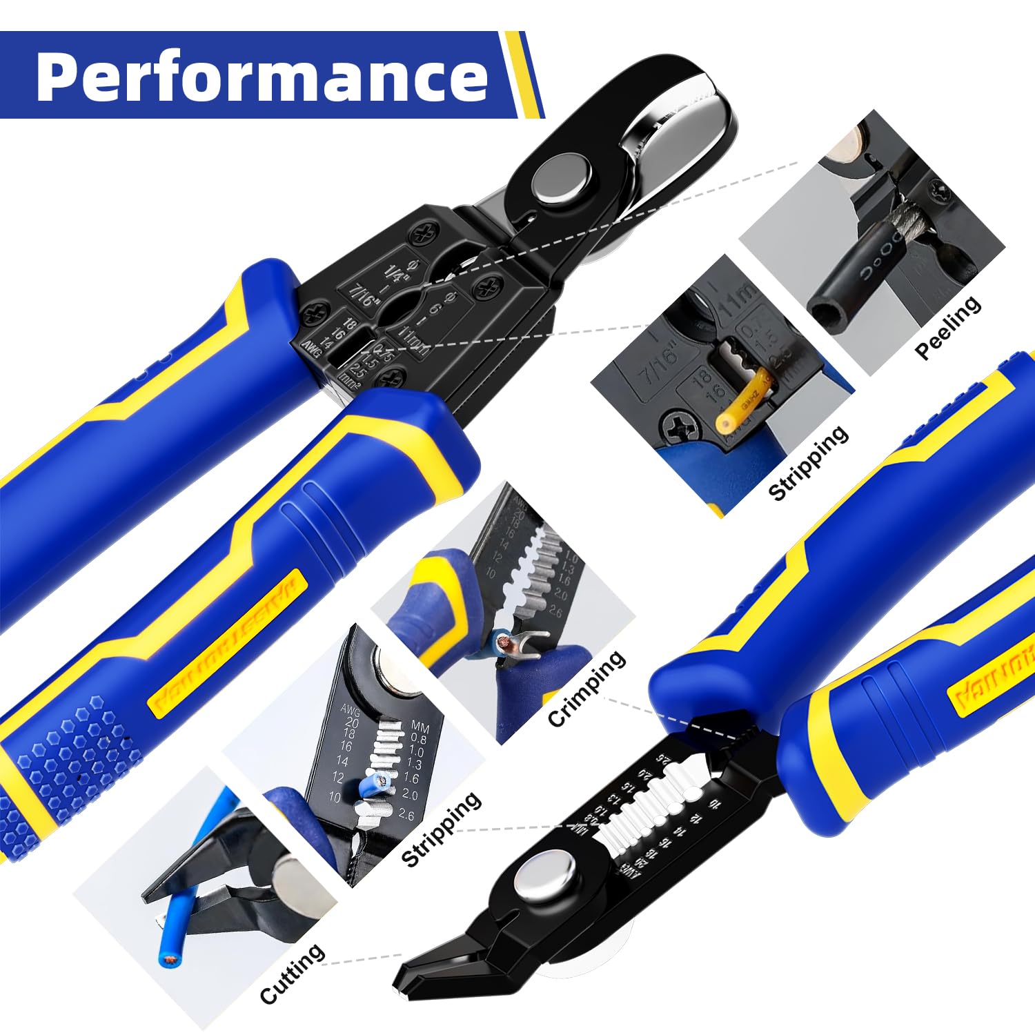 Heavy duty wire strippers from Haisstronica: High-performance Z119 model for skipping, peeling, and precision cutting.