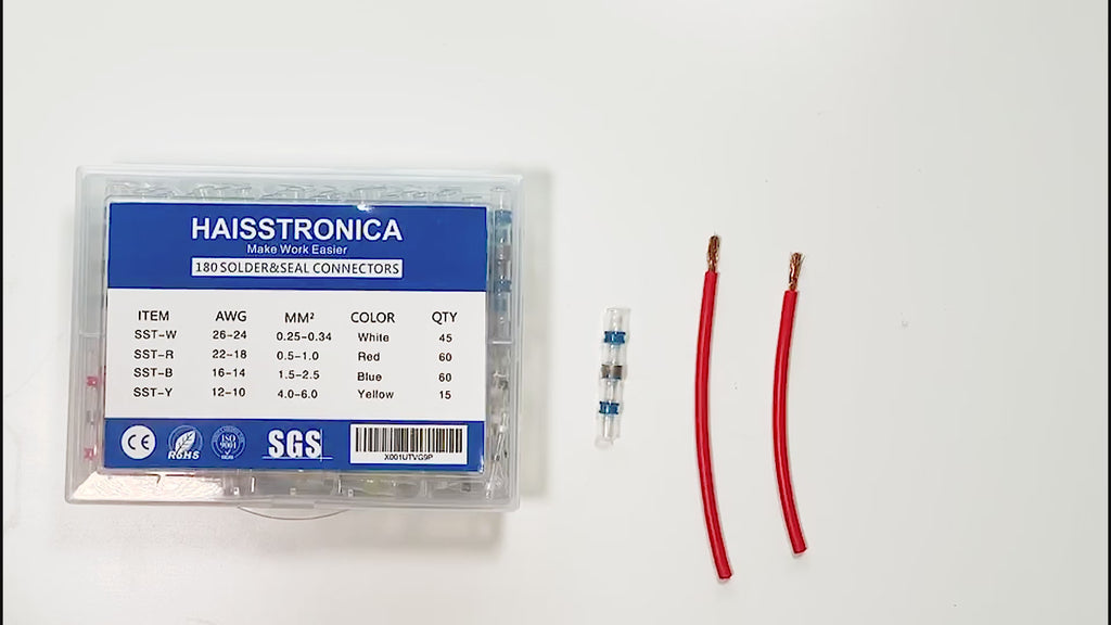 How to use solder seal wire connectors?